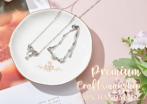 InnoBeta Nurse Practitioner Gifts for women, Ceramic Ring Dish, Jewelry Tray, Trinket Dish for Rings Earrings Necklaces Bracelet Watch Keys, Gifts for Birthday, Mother's Day, Christmas - 4.75" in Saudi Arabia