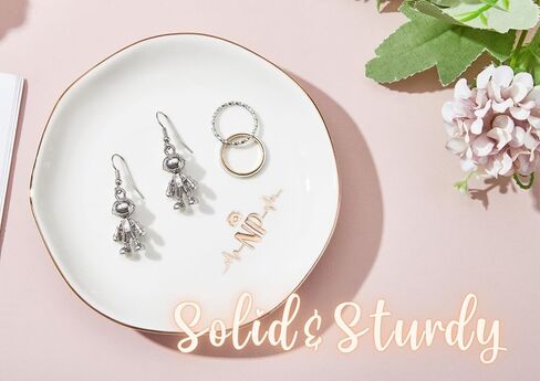 InnoBeta Nurse Practitioner Gifts for women, Ceramic Ring Dish, Jewelry Tray, Trinket Dish for Rings Earrings Necklaces Bracelet Watch Keys, Gifts for Birthday, Mother's Day, Christmas - 4.75" in Saudi Arabia