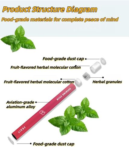 Natural Herbal Diffuser Pen, Non-Electric Anti-Aging Air Inhaler Set,Oral Fixation - Aromatherapy Scents for Relaxation & Focus Oral-Fixing Mint, Lemon, Craving Relief - 2 Pack in Kuwait