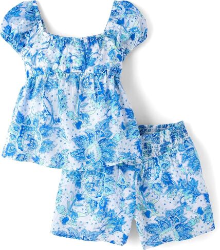 The Children's Place Girls' Summer 2 Piece Top and Shorts Set in Kuwait
