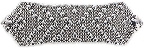 SG Liquid Metal Antique Silver Bracelet B108-AS by Sergio Gutierrez in Saudi Arabia