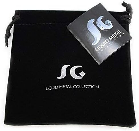 SG Liquid Metal Antique Silver Bracelet B108-AS by Sergio Gutierrez in Saudi Arabia