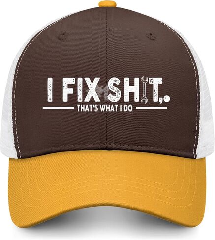 I Fix Shit That's What I Do Hat Funny Trucker Hats for Men Baseball Cap Gifts in Saudi Arabia