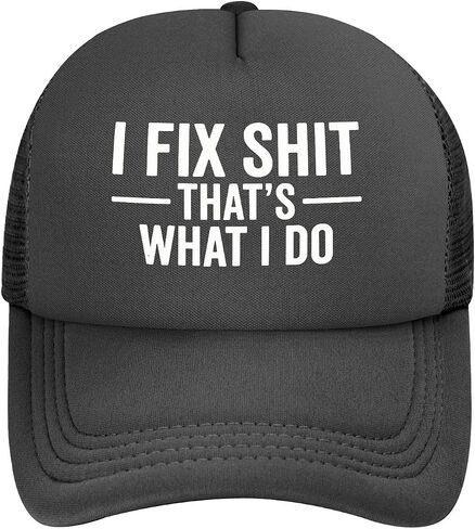 I Fix Shit That's What I Do Hat Funny Trucker Hats for Men Baseball Cap Gifts in Saudi Arabia