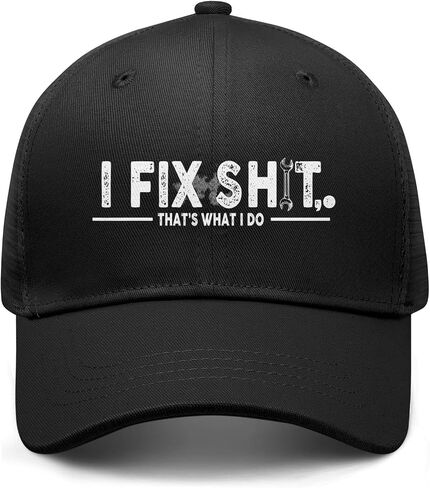 I Fix Shit That's What I Do Hat Funny Trucker Hats for Men Baseball Cap Gifts in Saudi Arabia