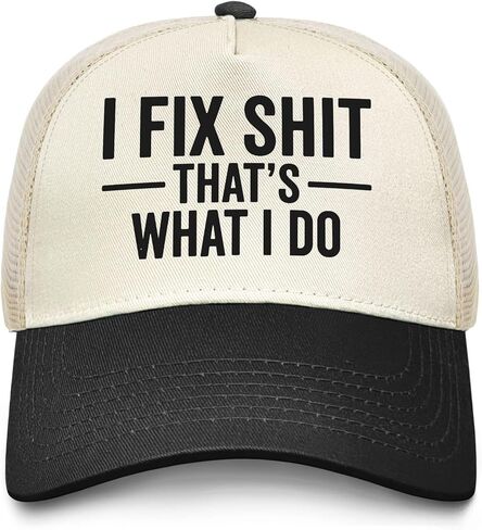 I Fix Shit That's What I Do Hat Funny Trucker Hats for Men Baseball Cap Gifts in Saudi Arabia