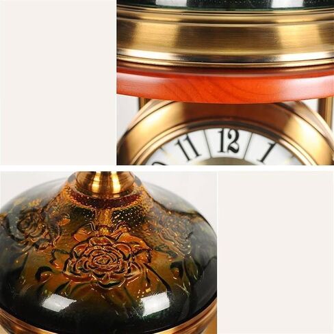 Vintage Floor Clock European Style Standing Home Living Room Ancient Full Copper Pendulum Decor in Saudi Arabia