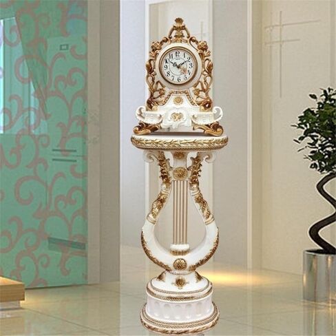 Floor Clock, Grandfather, Stand Metal Analog Standing Coffee Home Decor Decor in Saudi Arabia