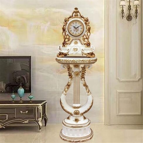 Floor Clock, Grandfather, Stand Metal Analog Standing Coffee Home Decor Decor in Saudi Arabia