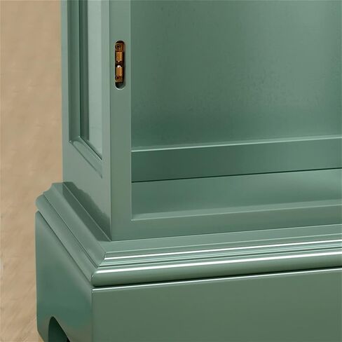Mint Green Clocks Simple Pastoral Solid Wood Floor Clock European Fashion Large Table Home Decoration Vertical Pendulum Decor in Saudi Arabia