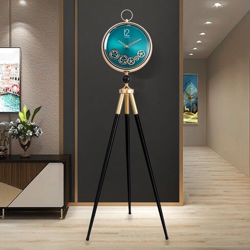 Floor Clock Living Room Modern Minimalist Vertical Light Luxury New Creative Atmosphere Home Decor in Saudi Arabia