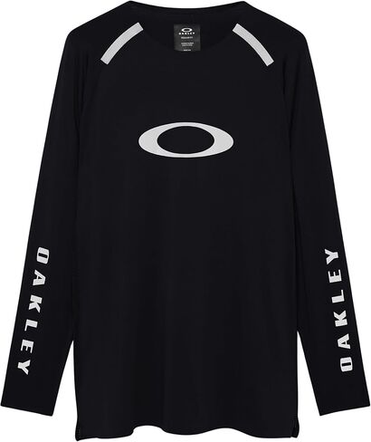 Oakley Mens Maven Scrub Elite Long Sleeve Jersey, Pitch Black, Medium in Kuwait