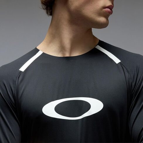 Oakley Mens Maven Scrub Elite Long Sleeve Jersey, Pitch Black, Medium in Kuwait