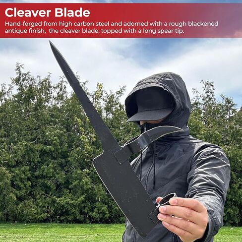 MedievalDepot 14th Century Voulge Polearm - Functional Replica Weapon for Historical Reenactments, Cosplay, and Collections in Saudi Arabia
