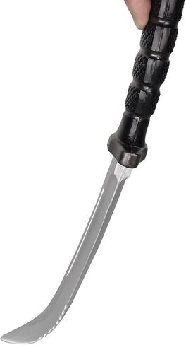 12" Foam Fake Knife Dagger Sword Prop Weapons,Realistic PU Soft Plastic Martial Arts Short Dagger Prop Accessory,LARP Cosplay Party Halloween Costume Christmas Birthday Gift Silver in Saudi Arabia