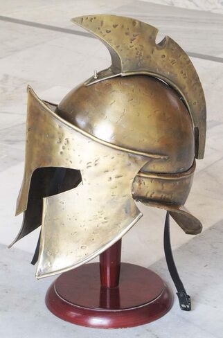 300 Movie Roman Spartan Helmet Collectible Medieval King Leonidas Armor Helmet Rustic Vintage Home Decor Gifts in Kuwait