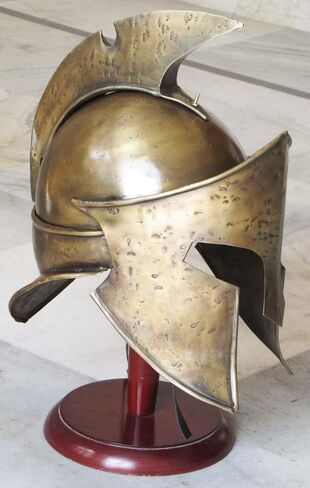 300 Movie Roman Spartan Helmet Collectible Medieval King Leonidas Armor Helmet Rustic Vintage Home Decor Gifts in Kuwait