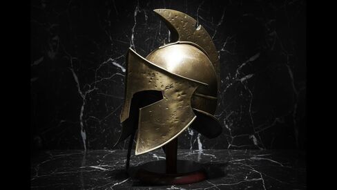 300 Movie Roman Spartan Helmet Collectible Medieval King Leonidas Armor Helmet Rustic Vintage Home Decor Gifts in Kuwait