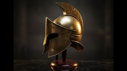 300 Movie Roman Spartan Helmet Collectible Medieval King Leonidas Armor Helmet Rustic Vintage Home Decor Gifts in Kuwait