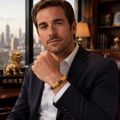 Kingdder 4 مجموعة الثروة المال جذب سوار للنساء الرجال حسن الحظ فنغ شوي سوار الطبيعية شفاء كريستال مجوهرات in Kuwait