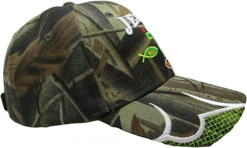 AES Jesus is The Way Life Truth Christ Christian Camo Camouflage Embroidered Cap Hat in Kuwait