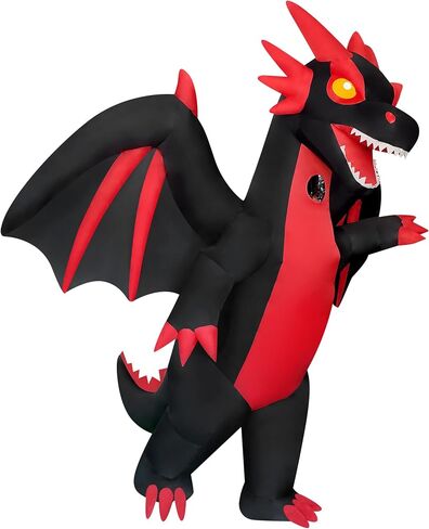 Giant Inflatable Dragon Costume Blow-up Costume for Halloween Costume/Birthday Party (Dragon) in Saudi Arabia