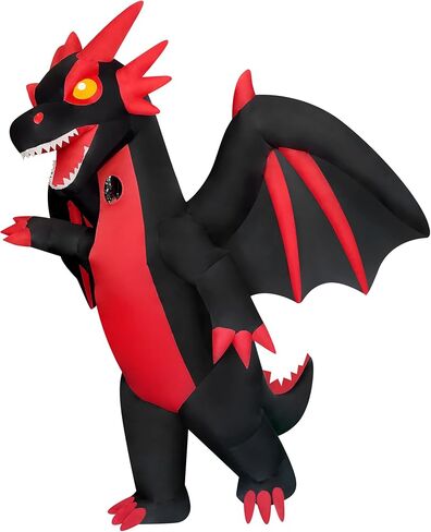 Giant Inflatable Dragon Costume Blow-up Costume for Halloween Costume/Birthday Party (Dragon) in Saudi Arabia
