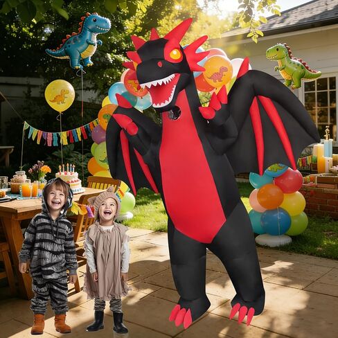 Giant Inflatable Dragon Costume Blow-up Costume for Halloween Costume/Birthday Party (Dragon) in Saudi Arabia