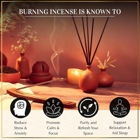 Arabian Oudh Incense Sticks by Dukhni – 90 Premium Agarwood Oud Sticks | 3 Assorted Oudh Fragrances | Organic & Charcoal Free Incense I Long-Lasting Fragrance for Home, Meditation & Relaxation in Kuwait