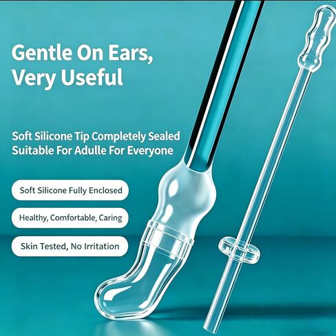 72 Pcs Earwax Swabs Ear Wax Tool, Reusable Adhesive Earwax Swabs, Gentle Ear Cleaning Stick Sticky Ear Cleaning Stick Gentle, Reusable Adhesive Ear Cleaning Sticks in Saudi Arabia