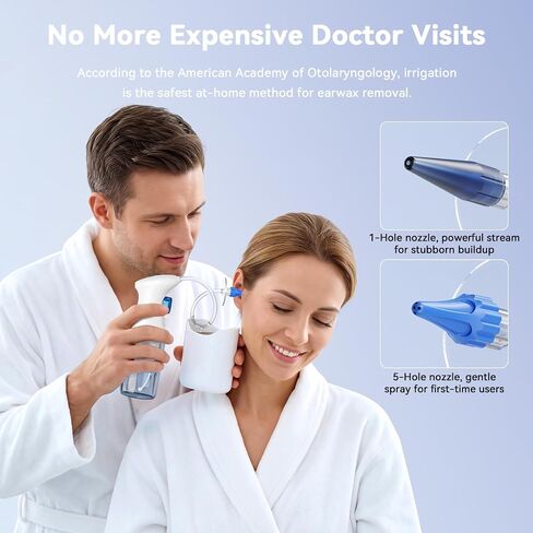 Ear Wax Removal Kit, Ear Wax Removal for Home Use, Gentle and Effective Ear Cleaner, Easy to Use Ear Cleaning Kit, Ear Flushing Kit for Adults in Kuwait