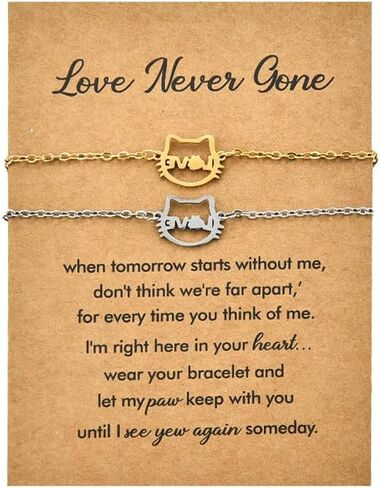 YangQian Cat Lady Gifts for Women Girl Cat Lover Gifts Bracelet Cat Mom Birthday Christmas Gift Cat Person People Cat Owner Gift Ideas in Kuwait