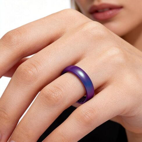 4 Packs Silicone Wedding Rings for Women, 3.5mm Thin Rubber Wedding Bands Stackable Ring, Inner Breathable Olive Leaves Design in Saudi Arabia