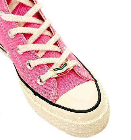 Zigvert Mexico Flag Color Shoe Decoration Charms, Shoelace Tags/Buckles for Sneakers, Boots & Runners — 1 Pair in Kuwait