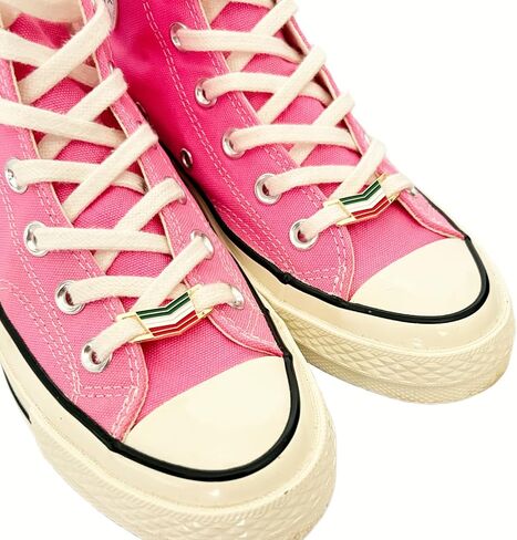 Zigvert Mexico Flag Color Shoe Decoration Charms, Shoelace Tags/Buckles for Sneakers, Boots & Runners — 1 Pair in Kuwait