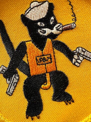 VP-VPB-71 Black Cats Squadron Patch – Sew On, 3.5 Inch, Embroidered Naval Aviation Insignia in Kuwait