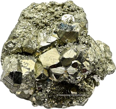 Amazing Gemstone Large Pyrite Crystal Stone Cluster Samples - Extra Large High Energy Natural Iron Pyrite Stone Pirita Piedra Original with Healing Properties in Kuwait