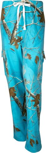 Women’s Realtree Rib Lounge Pants – Premium Pajama Bottoms, Stretch Lounge Pants with Cargo Pockets in Realtree Prints in Saudi Arabia