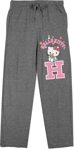 Hello Kitty Hot Pink H Women's Gray Heather Sleep Pajama Pants in Kuwait