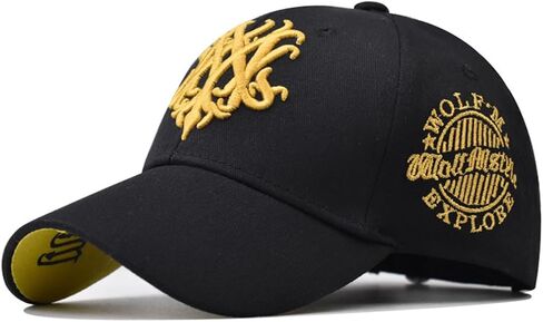 Three-Dimensional Large Embroidered Baseball Cap,Cotton Trucker Hat,Gift Giving in Saudi Arabia