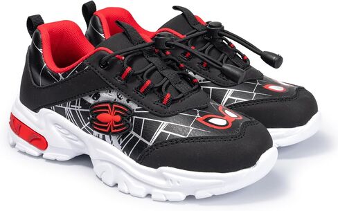 أحذية رياضية رسمية للأطفال من Marvel Spider-Man Spidey Spiderman أحذية رياضية بأربطة مريحة للجري والمشي واللعب in Kuwait