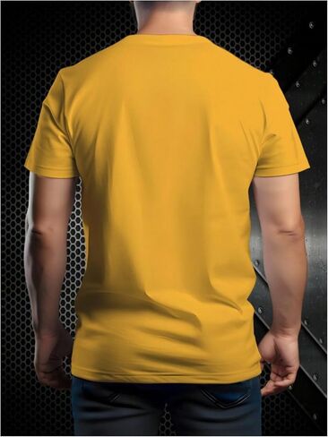 SweatyRocks Men's Brasil Soccer Jersey Shirts Short Sleeve Letter Graphic T Shirts in Saudi Arabia