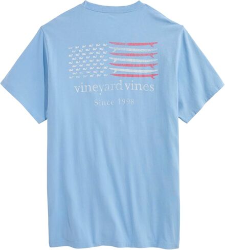 Vineyard Vines Men's Drift Dye Surf Minimal Flag Short-Sleeve Pocket Tee in Kuwait