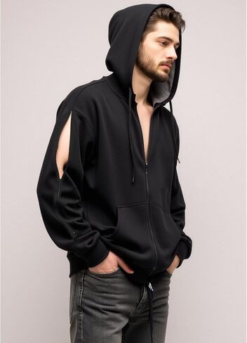 بلوزات غسيل الكلى مع سترة سحاب الذراع الكامل غسيل الكلى الكامل zip zip hoodie in Kuwait