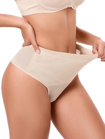 Thong Tummy Control Shapewear Underwear for Women Low Rise Seamless Body Shaper Panties Girdle in Saudi Arabia