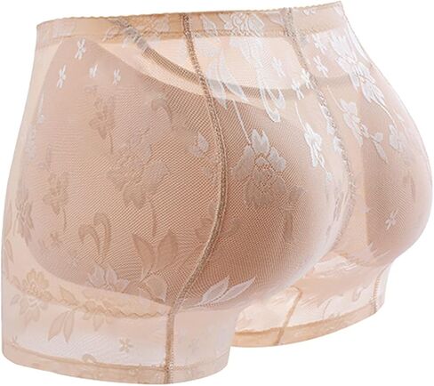 Lu's Chic Women's Butt Lifter Shapewear Shorts Hip Enhancer Body Shaper Panties Mesh Boyshorts in Kuwait