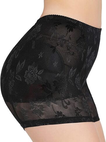 Lu's Chic Women's Butt Lifter Shapewear Shorts Hip Enhancer Body Shaper Panties Mesh Boyshorts in Kuwait