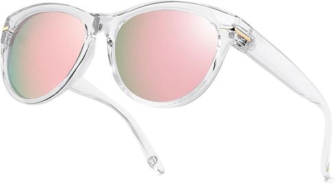 FEISEDY Polarized Sunglasses for Women,Trendy Round Sunglasses UV400 Protection B4197 in Kuwait