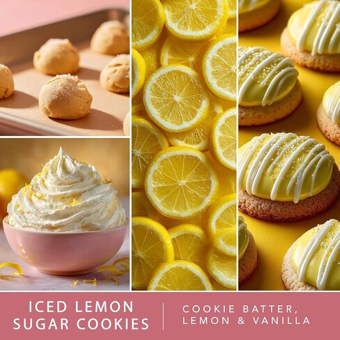 ScentSationals Iced Lemon Sugar Cookies Scented Wax Melts - Cookie Batter, Lemons, & Vanilla, 10oz (24 Cubes) in Kuwait