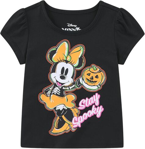 Disney Minnie Mouse Girls Halloween Short Sleeve T-Shirt for Toddler and Big Kids in Kuwait